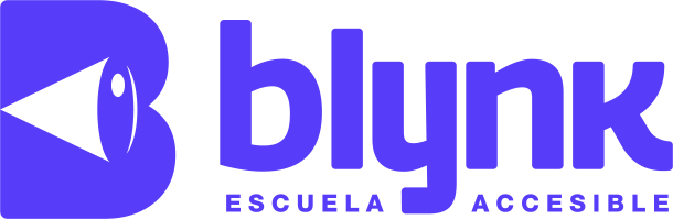 Logotipo Blink escuela accesible
