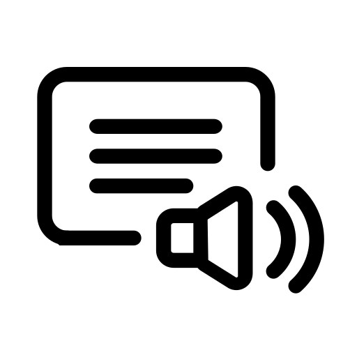 Icono Lector de pantalla